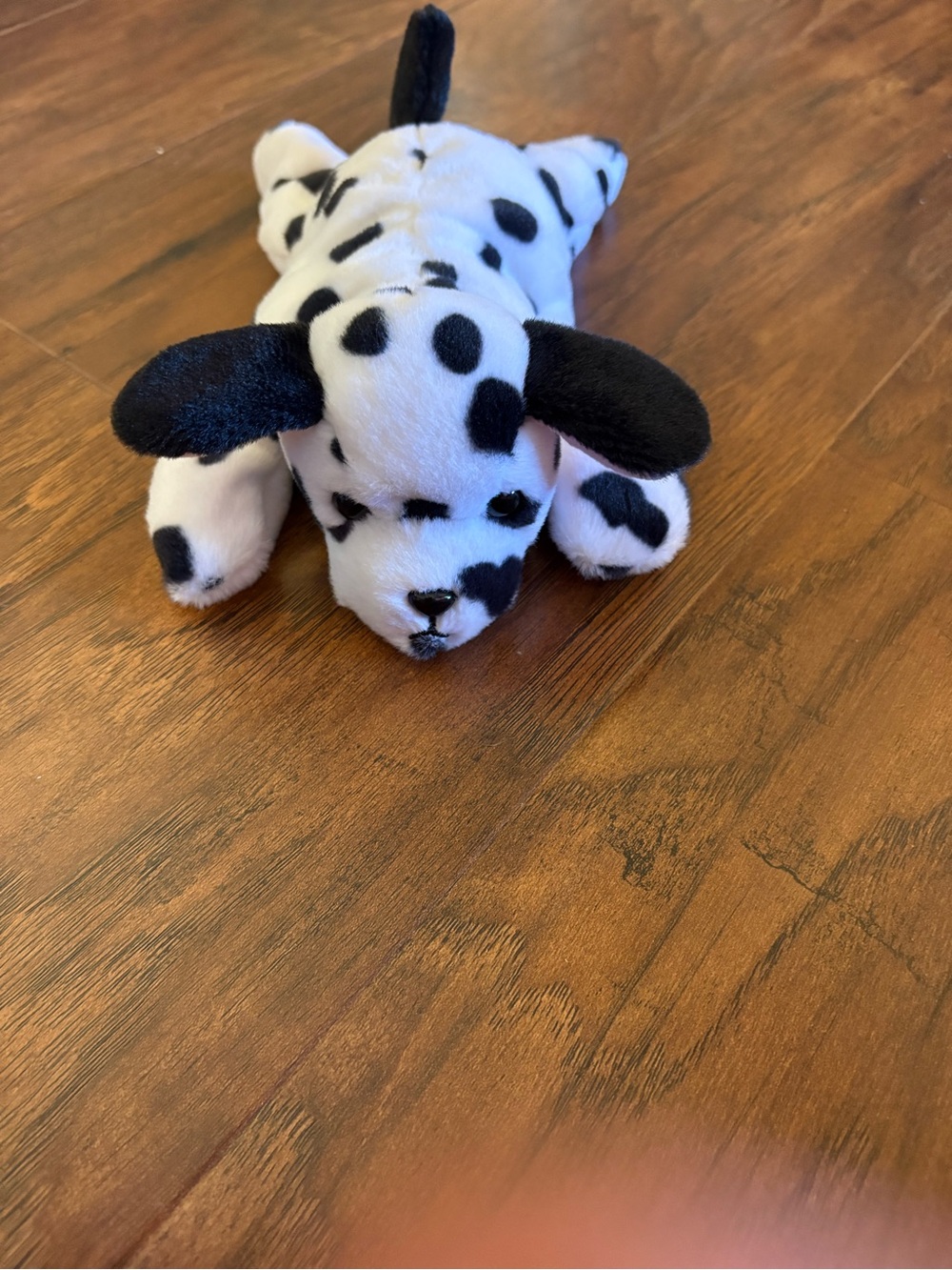 Ty Plush Dalmatian Dog  Toy - White & Black